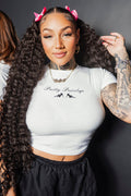 "Pretty Privilege" White Tee Wmns